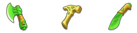 The Dragôn Shard Axe, Hammer, and Machete, “Also known as: machete/shard machete/stump cutter /sesu remmah dragonhdra.jpg
